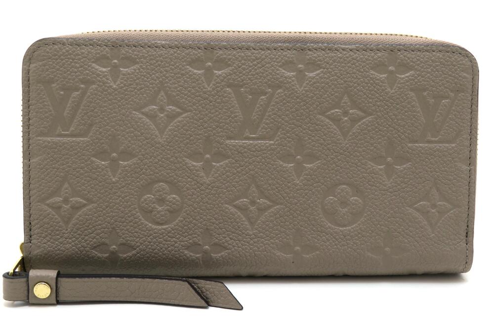 LOUIS VUITTON Zippy Wallet Monogram Empreinte Tourtrell Round Zipper Long
